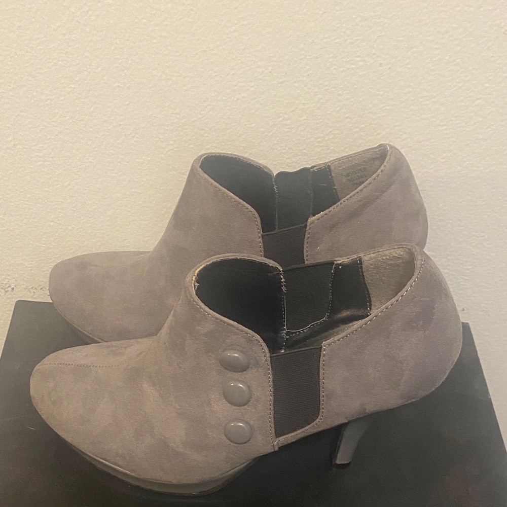 Gray Women's Ankle Boots